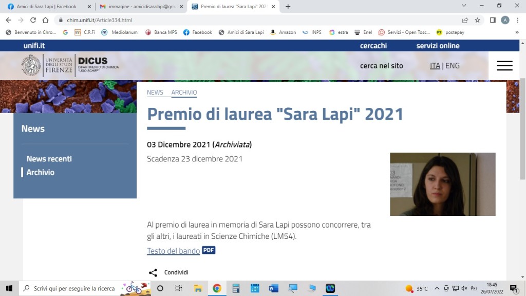 Premio di laurea 2021